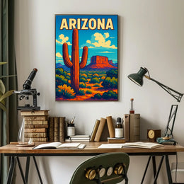 Arizona Desert Landscape Poster