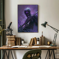 Skeleton Warrior Art: Dark Fantasy or Mythology Poster PosterGoat