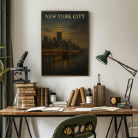 New York City Skyline Poster