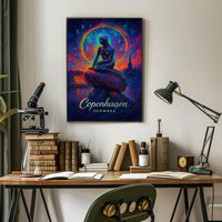 Little Mermaid Copenhagen Fantasy Art Poster