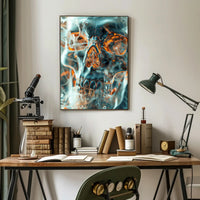 Ethereal Skull Art Poster PosterGoat