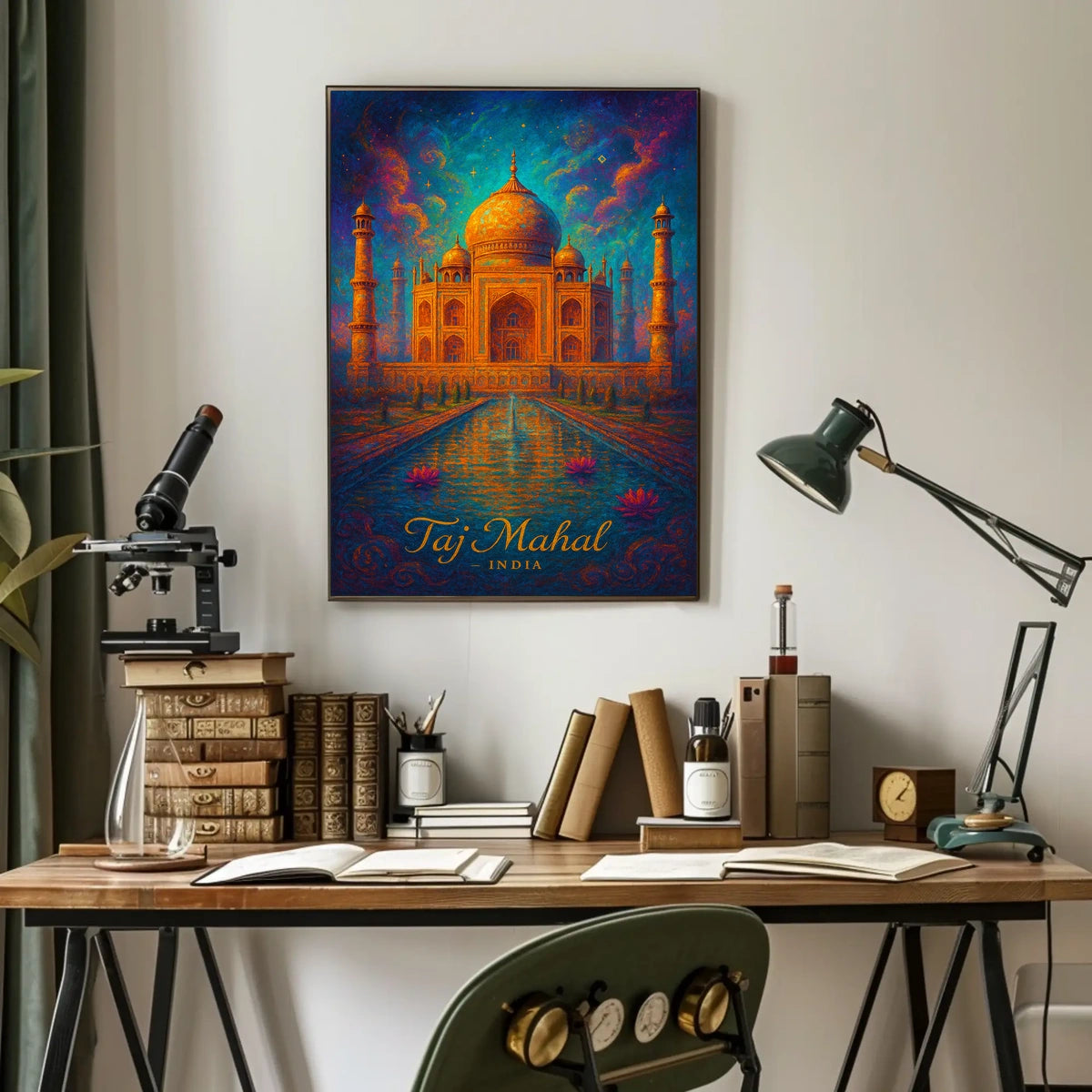 Taj Mahal India Poster