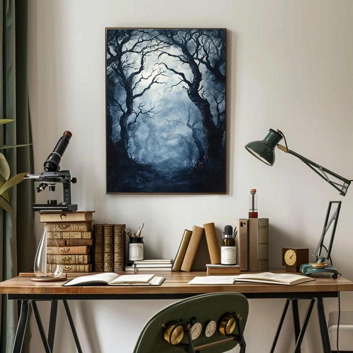 Enchanted Forest Mystique: Mystical Artistic or Pop Culture Poster