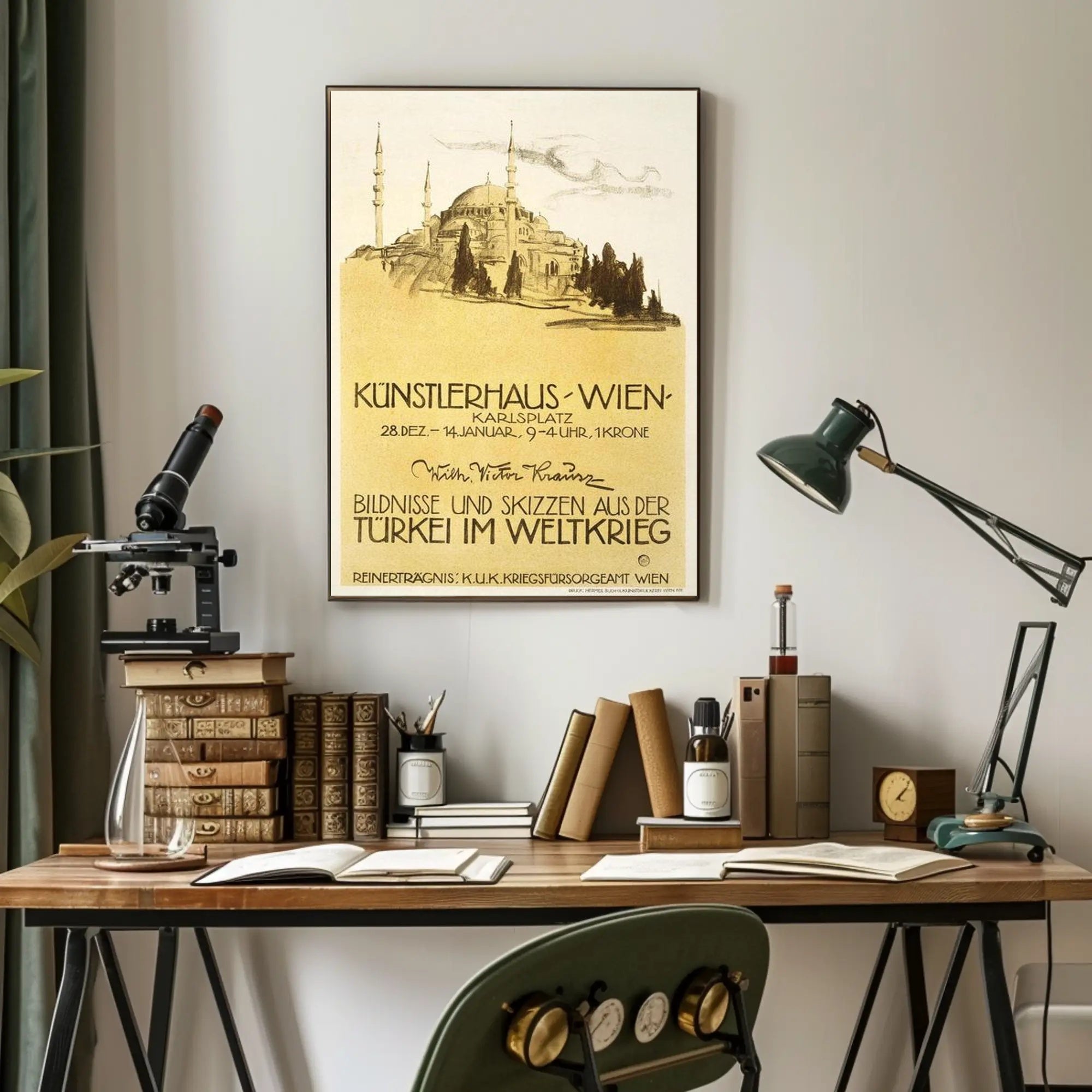Künstlerhaus Wien Exhibition Poster PosterGoat