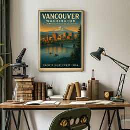 Vancouver, Washington Evergreen Gateway Poster