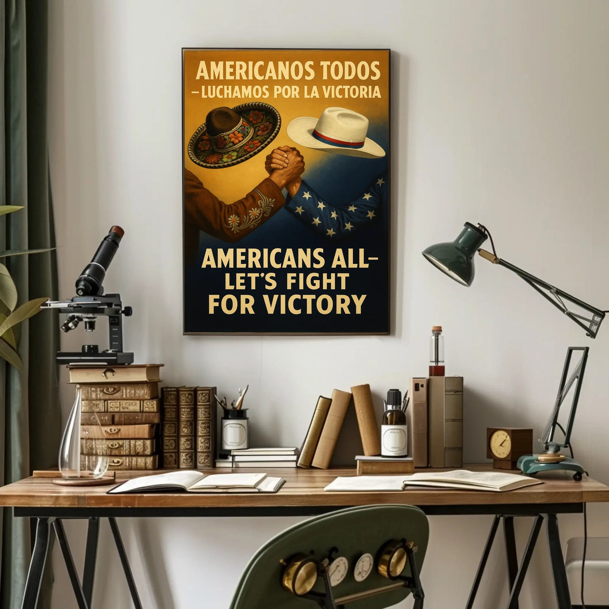 Solidarity and Cooperation Unity Patriotic Diversity Poster