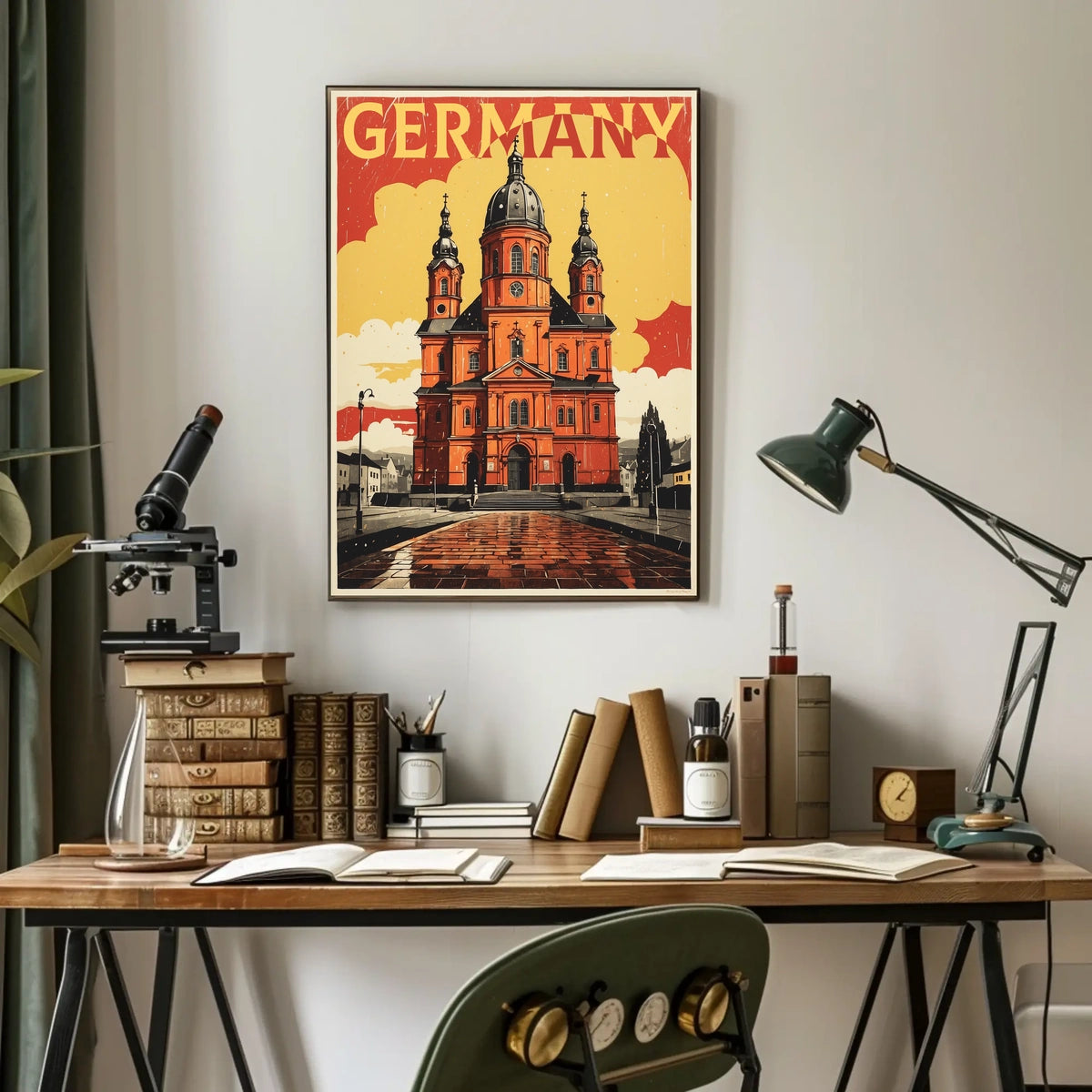 Germany Architectural Poster