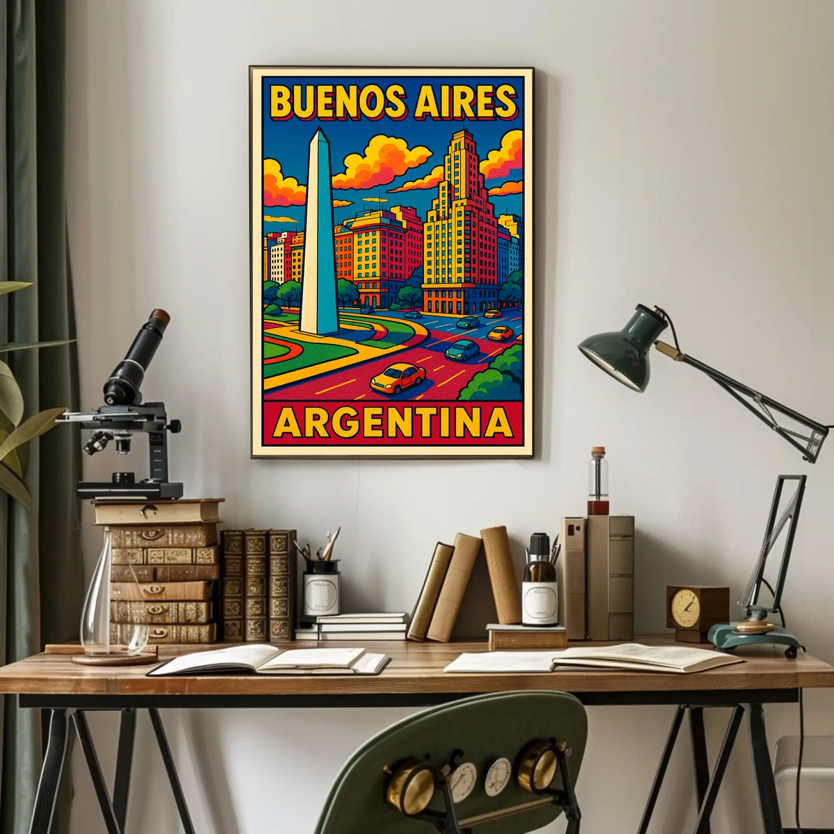 Buenos Aires Travel Poster