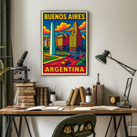 Buenos Aires Travel Poster