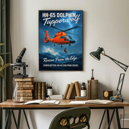 HH-65 Dolphin Rescue Poster PosterGoat