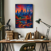 City Lights at Dusk