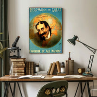 Herrmann the Great Vintage Performer Cultural Poster