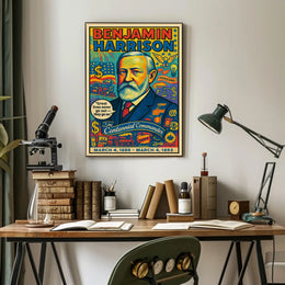 Benjamin Harrison 23rd President Poster PosterGoat