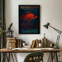 Squirrelfish Nocturnal Wonders Poster