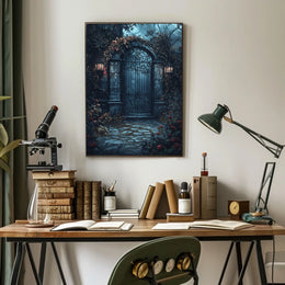 Enchanted Iron Gate Print: Cultural Heritage Poster