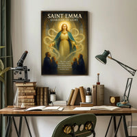 Saint Emma Guardian of Light Poster PosterGoat