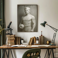 Tribute to a Legendary Athlete Jim Thorpe Poster