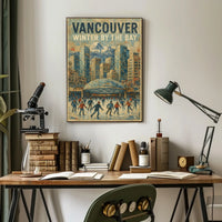Vancouver Winter By The Bay Poster