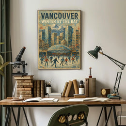 Vancouver Winter By The Bay Poster