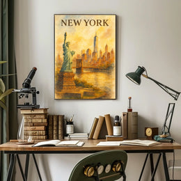 New York Cityscape Poster