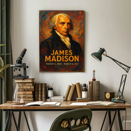 James Madison 4Th President Poster