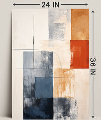 Abstract Geometric Harmony Abstract Poster
