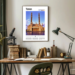 Yemen's Architectural Heritage: A Cultural or Heritage Poster PosterGoat