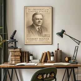 Herbert Hoover 31st President Poster PosterGoat