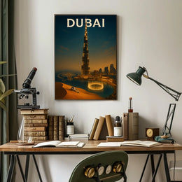 Dubai City Of Modern Marvels Modern Poster
