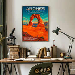 Discover The Arches An Otherworldly Poster