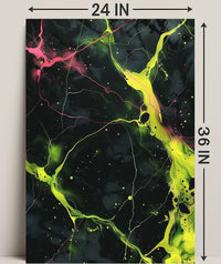 Neon Abstract Abstract Poster PosterGoat