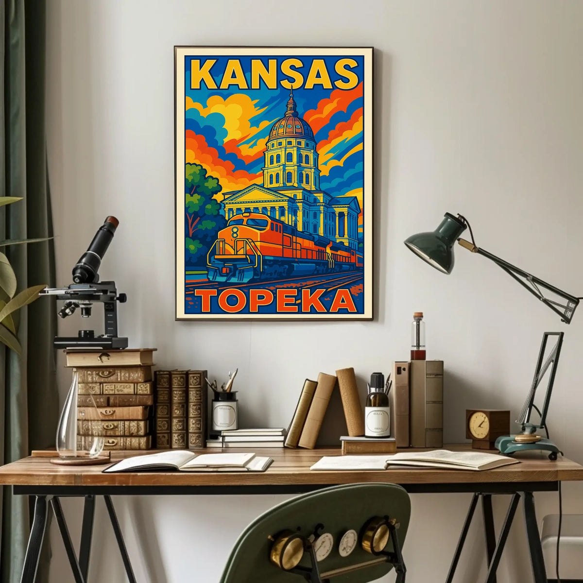 Kansas Topeka Poster