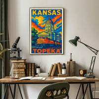 Kansas Topeka Poster