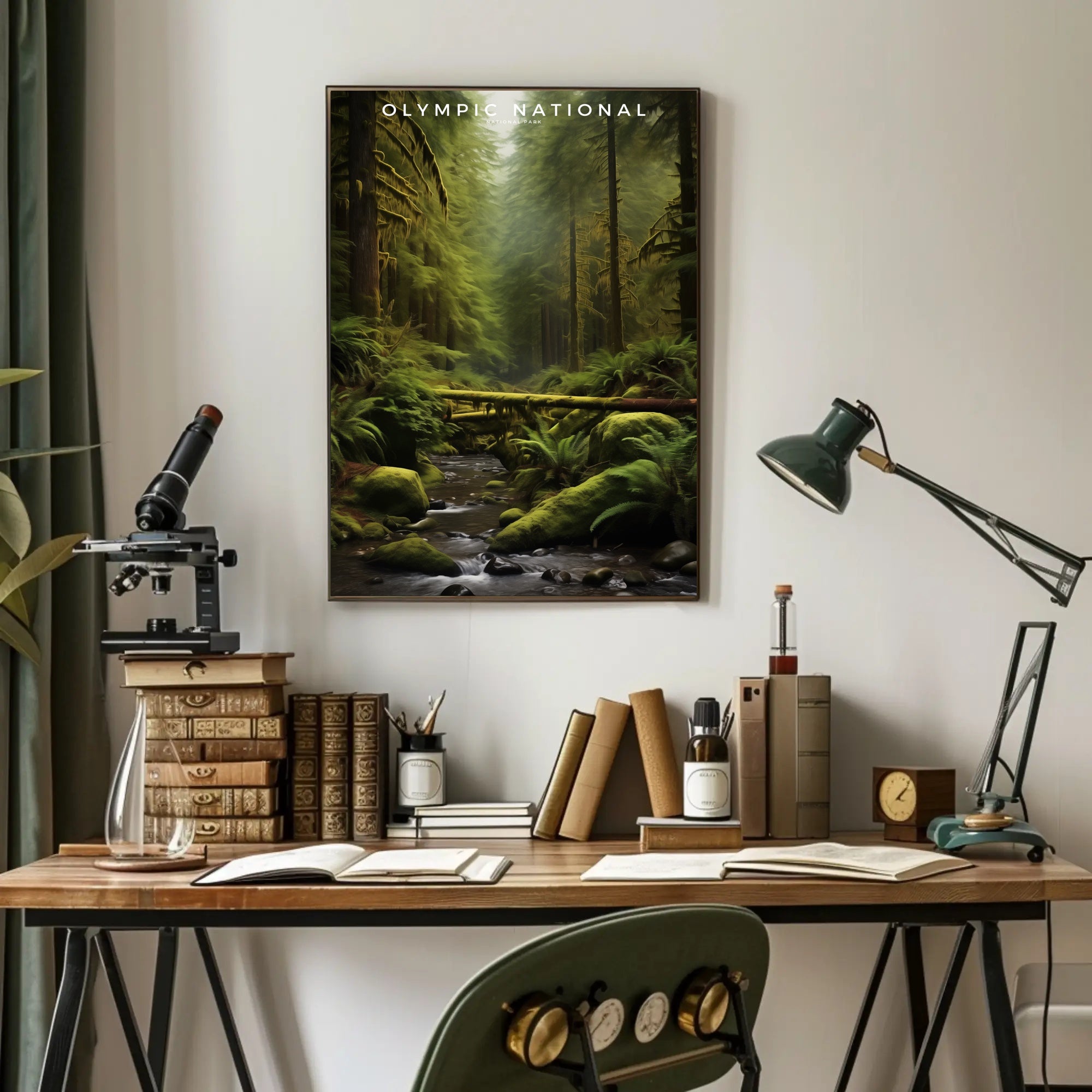 Tranquil Wilderness Travel Poster Print