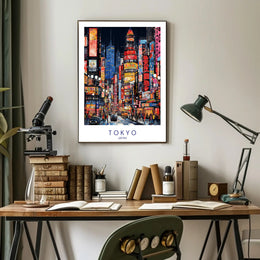 Tokyo Nights Poster PosterGoat