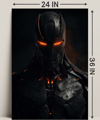 Futuristic Warrior Poster