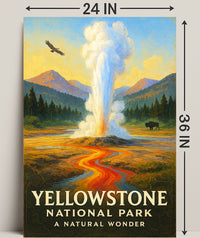 Yellowstone National Park A Natural Wonder Poster PosterGoat