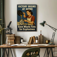 Victory Begins at Home Poster