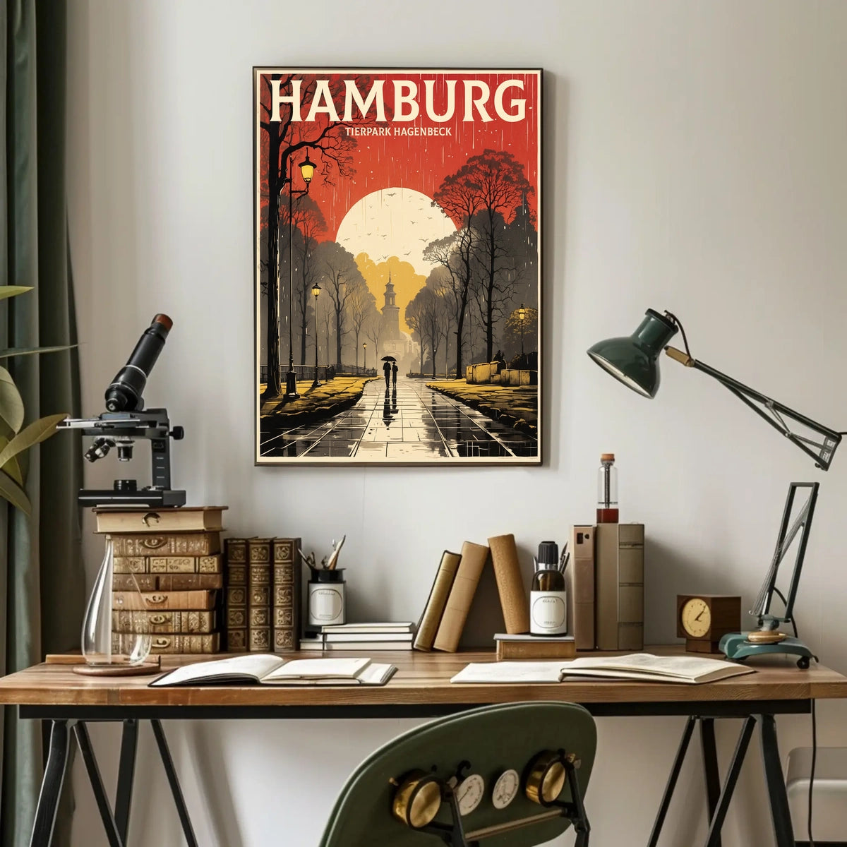 Hamburg Tierpark Hagenbeck Poster
