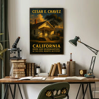 Cesar E. Chavez Civil Rights Activist Poster