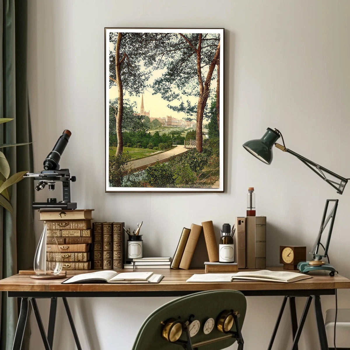 Scenic Landscape With Pathway Poster