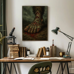 The Monstrous Foot Poster Cityscape Travel Wall Art