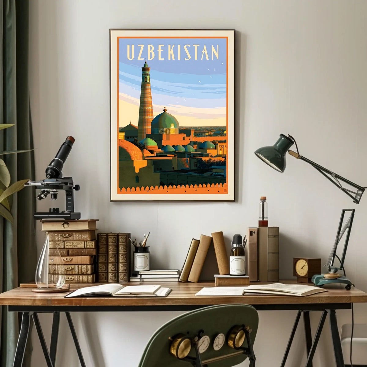 Uzbekistan Travel Poster
