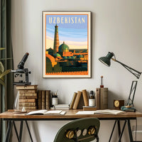 Uzbekistan Travel Poster