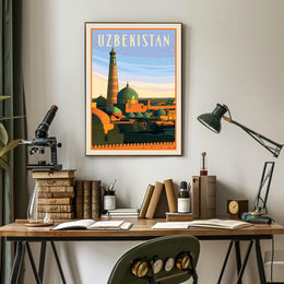 Uzbekistan Travel Poster