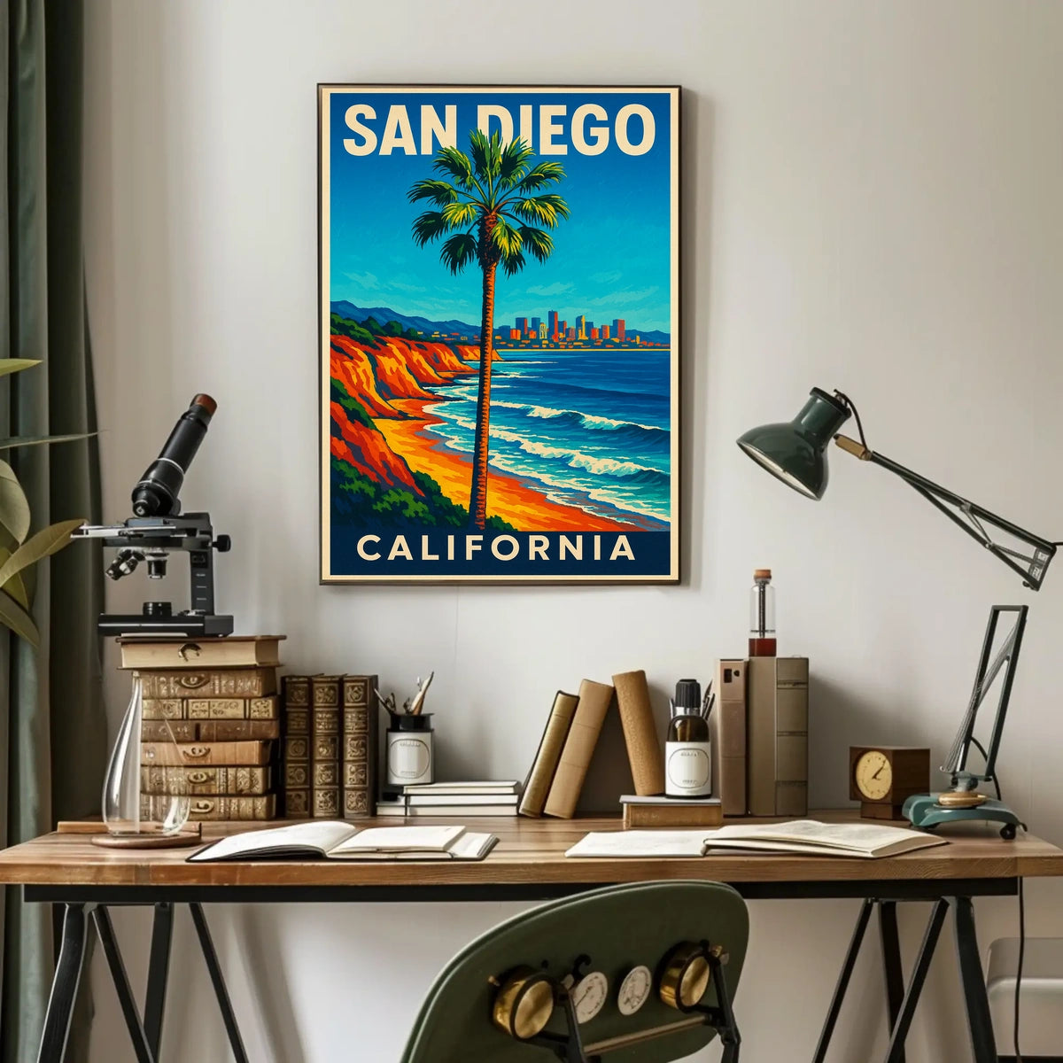 San Diego Travel Poster