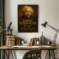 Albert Einstein Theory Of Relativity Poster