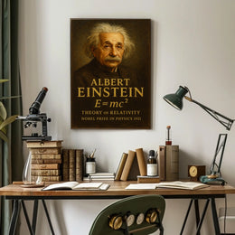 Albert Einstein Theory Of Relativity Poster