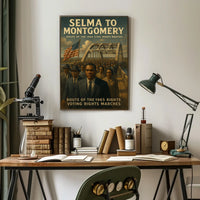 Selma To Montgomery Route Of The 1965 Poster