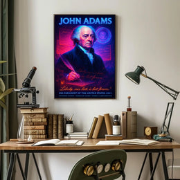 John Adams 2nd President Poster